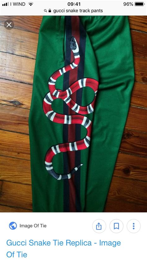 gucci pants snake green